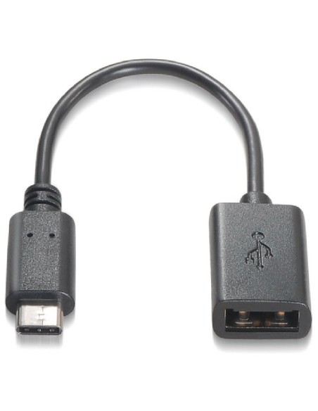 Nanocable Cable USB 20 3A, USB-C/M-A/F, 15cm