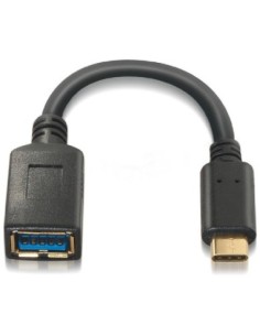 Nanocable Cable USB 31 Gen1 3A, USB-C/M-A/F, 15cm