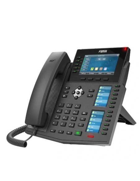 Fanvil X6U. 20 líneas SIP. 2 pantallas laterales