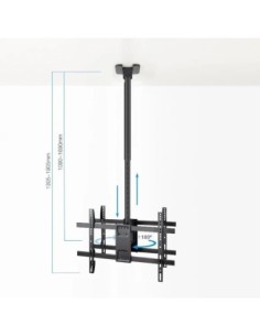 Tooq LPCE2286TSLI-XL-B Soporte techo 2 TV 43"-86" 2