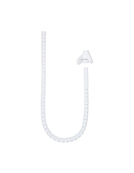Nanocable Organizador cables flex 25mm 1 M Blanco
