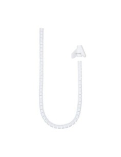 Nanocable Organizador cables flex 25mm 3 M Blanco
