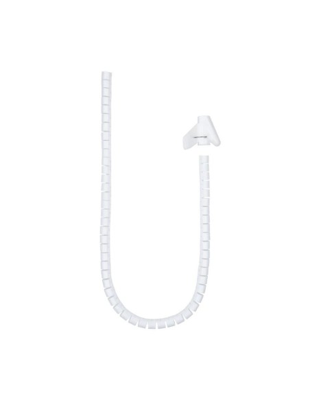 Nanocable Organizador cables flex 25mm 3 M Blanco
