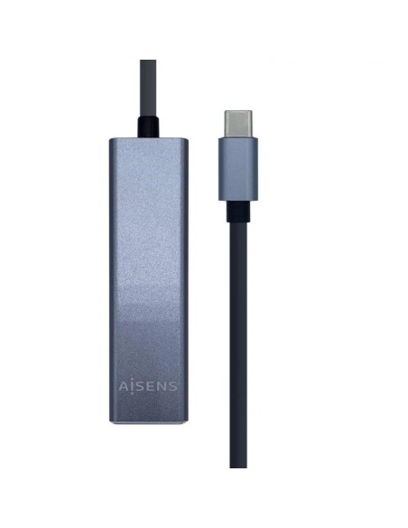 Aisens Conversor USB 31 Ethernet + 3 USB30 gris