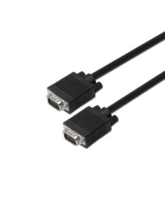 Aisens Cable SVGA HDB15/M-HDB 15/M negro 18m