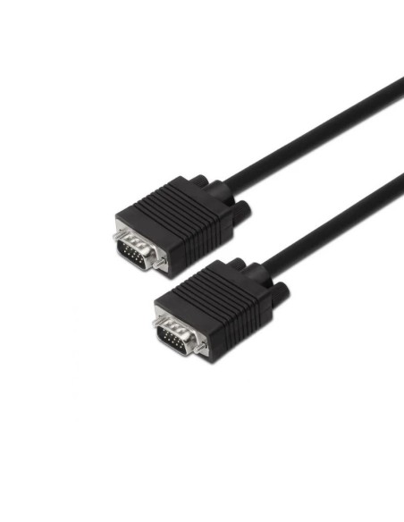 Aisens Cable SVGA HDB15/M-HDB 15/M negro 18m