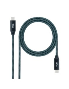 Nanocable Cable USB 32 Gen2x2 100W 4K USB-C 1m