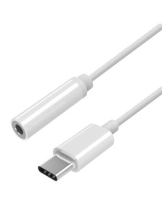 Aisens Conversor USB C-M Jack 35-H Blanco 15Cm