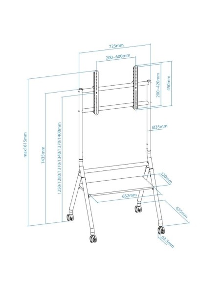 Tooq IDreams Soporte suelo pantallas 37"-86"
