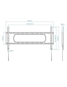 Tooq LP1090F-B Soporte de pared pantallas 43"-90" 2