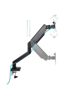 Tooq Soporte mesa DB1334TNR-B 1 brazo 13-34" 2