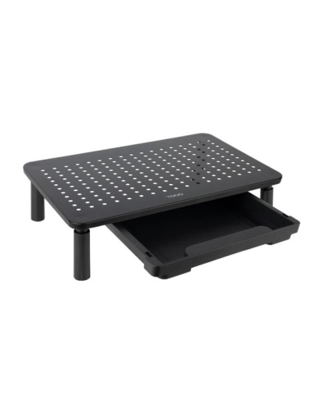 Tooq TQMR087 Soporte elevador monitores con cajón