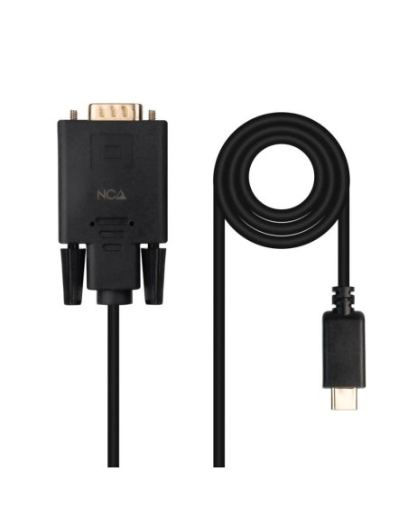 Nanocable Cable Conversor USB-C/M a VGA/M 1,8 M