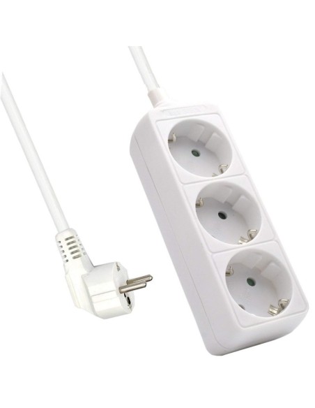 Ewent Ew3958 Regleta 3 tomas Blanco