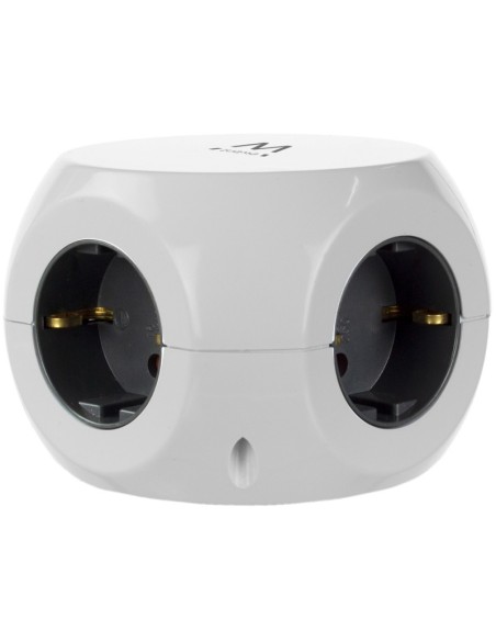 Ewent EW3939 REGLETA CUBO 3 TOMAS/3 USB BLANCO