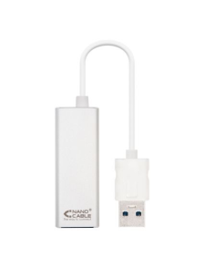 Adaptador USB 3.0 - RJ45 Nanocable 10.03.0401/ 1000Mbps 2
