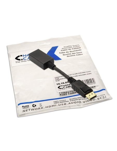 Nanocable Adaptador Displayport (M) a Hdmi (H)