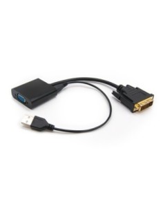 Nanocable Conversor DVI 24+1/M A VGA HDB15/H 10 cm