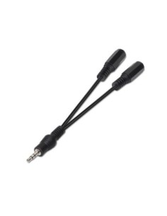 Nanocable Cable Audio Estéreo 2Jack 3'5H Jack 3'5M 2