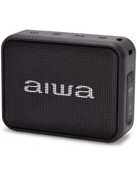 Altavoz con Bluetooth Aiwa BS-200BK/ 6W RMS/ 1.0