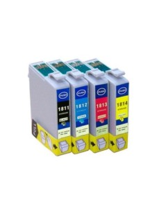 INKOEM Cartucho Compatible Epson T1812XL Cian