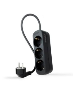 Nanocable Regleta de Enchufes 4 Tomas 1.4 m Negro