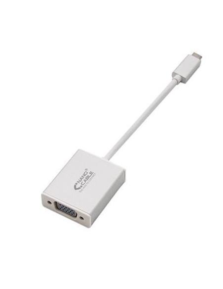 Cable Conversor Nanocable 10.16.4101/ USB Tipo-C Macho - VGA Hembra