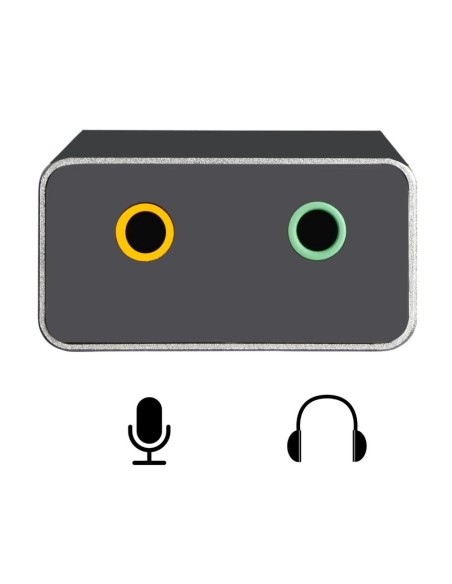Ewent Cable adaptador de audio USB tipo C/ Jack