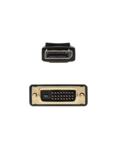Nanocable Cable Conversor DP a DVI 1 M Negro 2