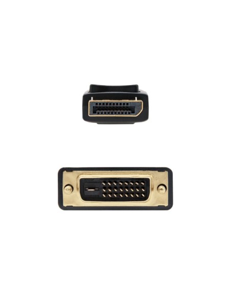 Nanocable Cable Conversor DP a DVI 1 M Negro
