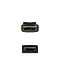 Nanocable Cable Conversor DP a HDMI 1'5 M Negro 2