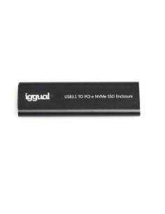 iggual Caja externa USB-C 31 SSD M2 NVMe y SATA