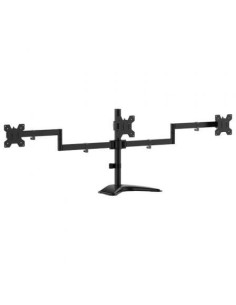 Soporte de Sobremesa para 3 Monitores Aisens DT27TSR-287/ Giratorio/ Inclinable/ hasta 10kg