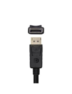 Aisens Conversor DP/M-VGA/M negro 2'0m 2