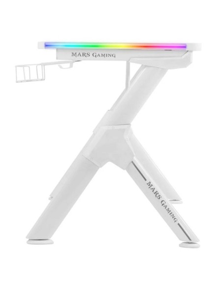 Mars Gaming MGDXL RGB Mesa Gaming WHITE