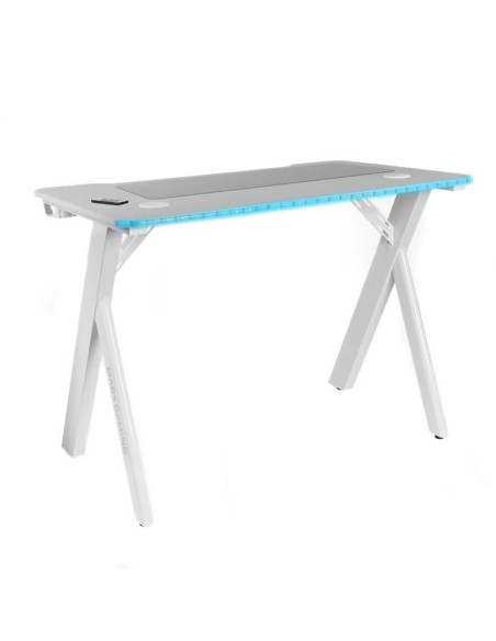 Mars Gaming Escritorio Rgb 100cm alfombri. Blanco