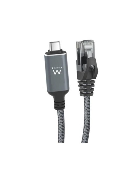 EWENT Cable USB-C 3.1 A RJ45 CAT6 FTP. 1Gbps. 1.5m