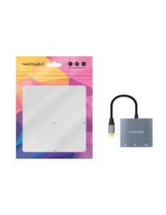 Nanocable Conversor USB-C a HDMI/USB3'0/PD 15 cm 2