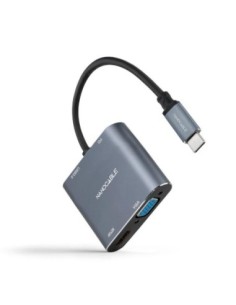 Nanocable Converosr USB-C a HDMI/VGA/USB3'0/PD