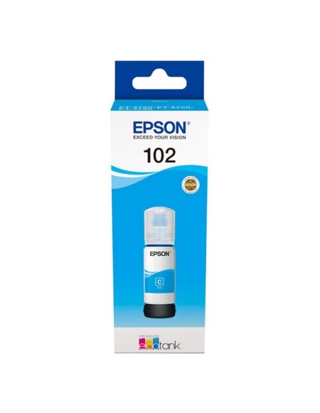 Epson Botella Tinta Ecotank 102 Cyan
