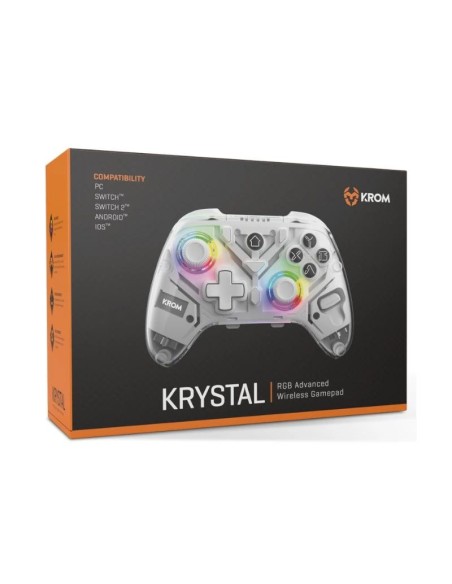 KROM Gamepad KRYSTAL Wireless RGB Bluetooth 5.0