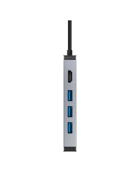 Nanocable Hub 8en1 USB-A+HDMI+USB-C PD+RJ45+TF+SD