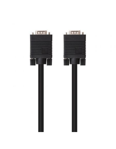 Cable SVGA Nanocable 10.15.1302/ VGA Macho - VGA Macho/ 1.8m/ Negro