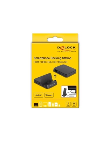 Delock Docking smartphone 4K para Android o Window