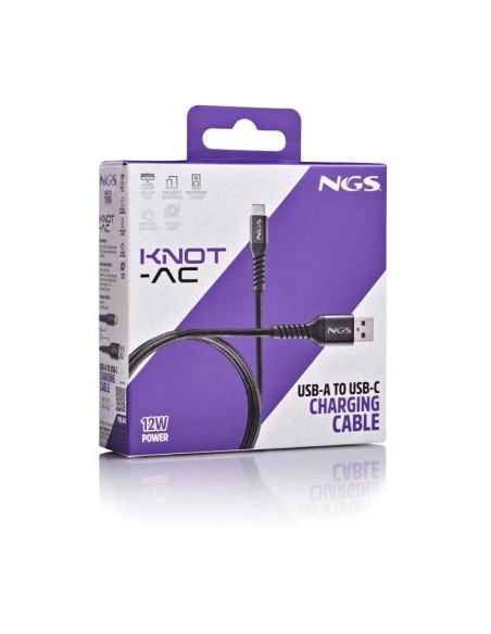 NGS CABLE CARGA RAPIDA USB A-USB-C 2.0 1MT 480BPS