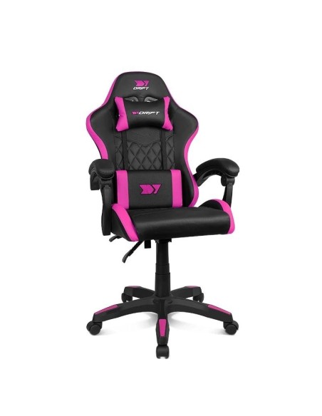 DRIFT Silla Gaming DR35 Negra-fucsia