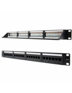 Nanocable Panel Parcheo 24P CAT'6 UTP 19"1U Dual