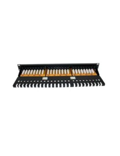 2LAN Patch Panel 19" CAT6A 24 Puertos UTP 2