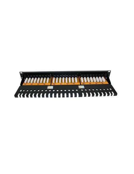 2LAN Patch Panel 19" CAT6A 24 Puertos UTP