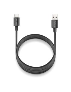 NGS CABLE CARGA RAPIDA USB-A A USB-C 1M NEGRO